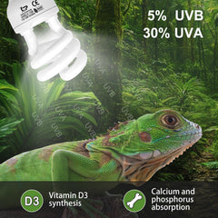 GREENPAW UVB Light natural sunlight simulation for reptile viewing.