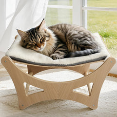 GreenPetopia Cat Hammock Bed hammock provides a cozy lounging perch.