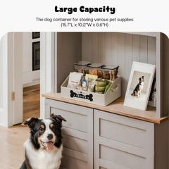GreenPetopia dog treat container removable-dividers enabling flexible organization