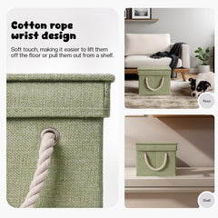 GreenPetopia durable fabric dog toy bin provides sturdy organization.