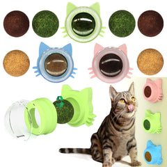 GREMBEB silvervine ball wall promotes interactive play and stress relief for indoor cats.