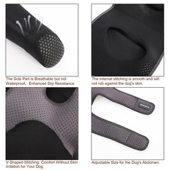 Grettytling dog socks secure-fit stay-on design in action