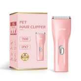 Grimgrow dog-cat clipper in use for easy at-home grooming