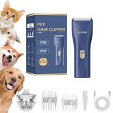 Grimgrow dog grooming kit clipper front view shows ergonomic design for easy handling.