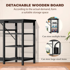 GRLEAF aquarium stand side storage cabinet highlighting organized space for accessories