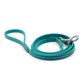 GROOMERSPRO Jelly Pet Leash teal waterproof feature enables easy outdoor cleanup.