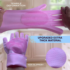 Pet Grooming Gloves provide pet massage to soothe and boost circulation