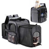 Groxkox GROXKOX cat backpack front view—compact carrier for travel-ready use.