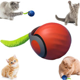 GSHLGAO smart interactive cat toy ball orange engaging indoor play sessions