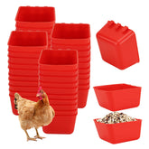 GSHYMXT cage cups hanging-on-wire setup enables easy feeding and watering