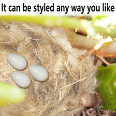 GSYUWIH budgie nesting scene illustrates quick adaptation to natural materials.