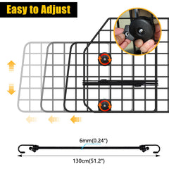 Gtongoko universal-fit barrier works with most SUVs, cars, jeeps, and hatchbacks.