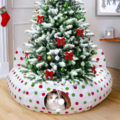 Gudelak cat tunnel bed offers cozy privacy and holiday-ready style under the tree