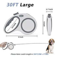 GUDWING dog walking leash up to 77 lbs for medium to large breeds