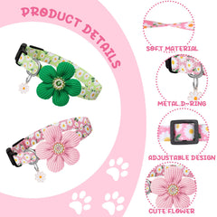 Guiqulai 3pack dog collar set offers versatile style options.