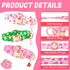 Guiqulai adjustable dog collar buckle close-up for flexible, growing-dog fit.