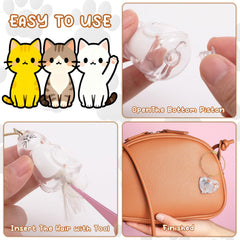Guiqulai cat hair collection tools with tweezers and comb included for precise fur collection.