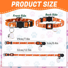 Guiqulai Christmas cat collar with bell—adds cheerful sound and safe breakaway wear.