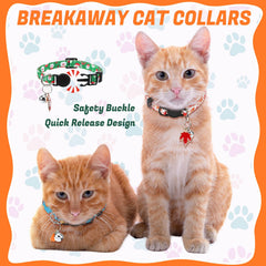 Guiqulai soft polyester cat collar—comfortable everyday wear during walks and travel.