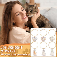 Guiqulai tweezers and comb Included with cat hair storage for easy upkeep.
