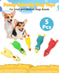 Guiwawa dog squeaky toys chicken closeup-squeaker crisp sound
