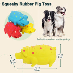 Guiwawa pig toy with squeaker and grunt sounds provides engaging audio play