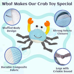 GUKCO spiky ball inside image emphasizing engaging squeaky playtime