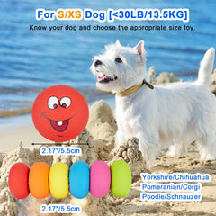 gulucute dog squeaky toy ball texture close-up shows durable flexible material for chewing enjoyment