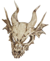 GuoShuang Dragon Skull Decor closeup highlights lifelike bone texture for dramatic terrarium visuals.