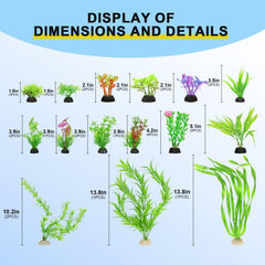 Gupawix aquarium plants realistic look enhances aquarium aesthetics.