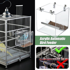 GURECOD Bird feeder non-slip stand stabilizes during feeding.