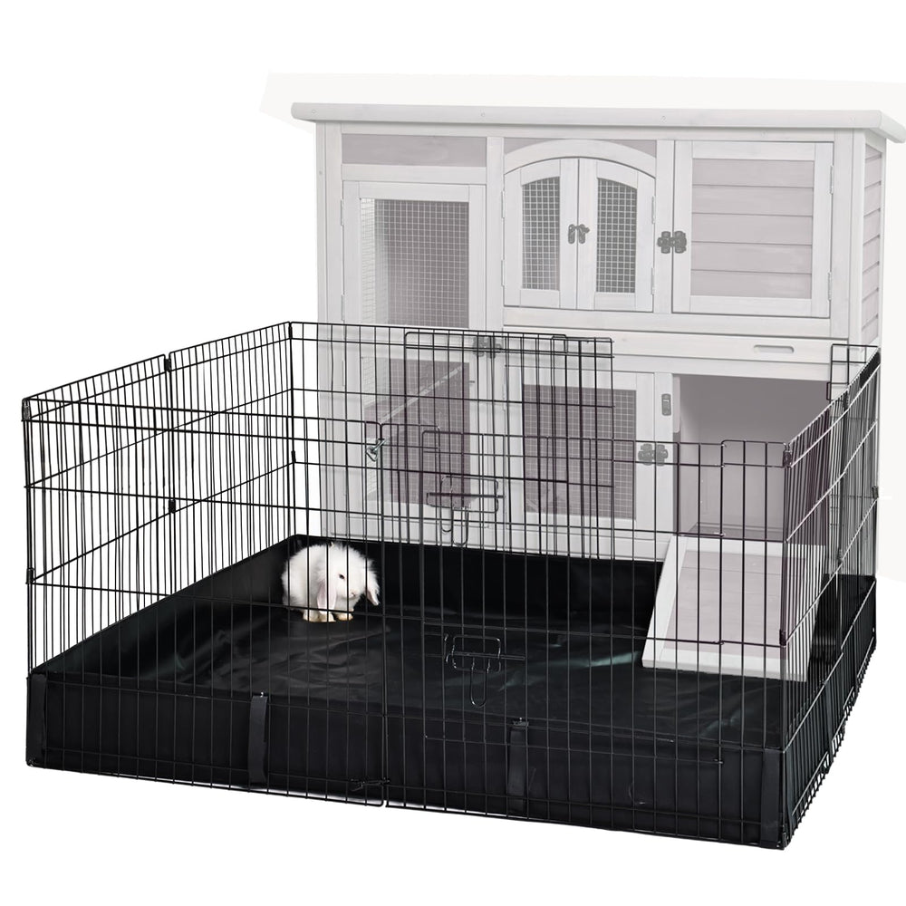 GUTINNEEN rabbit playpen 16 ft² spacious area for indoor exploration