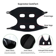 Guzekier grooming sling adjustable strap for secure pet positioning during grooming
