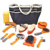 GuZhiYue horse grooming kit 12pc with bag for organized, on-the-go care.