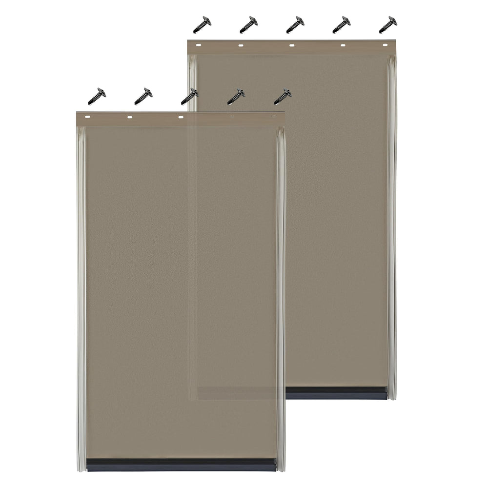 GVBLKGX dog door flap installation demonstrates quick setup