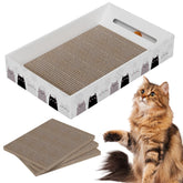 GWORLD 3in1 cat scratcher bed ball toy offers interactive play and comfy rest for indoor cats.