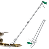GYORGKSHI 60-inch snake tongs extended grip for safe remote snake capture.