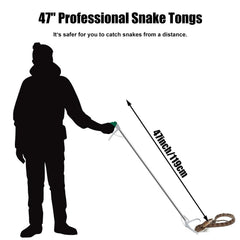 GYORGKSHI snake tongs wide jaws securely hold snakes of different sizes