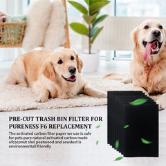 GZJoSum eight-pack cat litter filters offers consistent month-to-month scent management.