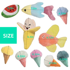 GZQKUSO soft fabric dog toys feel comfortable and durable during play