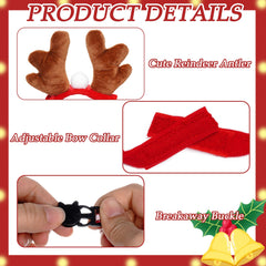 Haakong Christmas Collar bell closeup highlights jingling holiday charm.