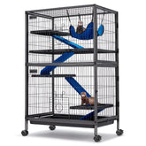HABUTWAY 50H cage with rolling wheels enables easy relocation
