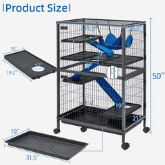 HABUTWAY critter-nation cage includes a hammock for relaxing and enrichment