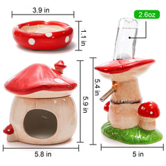 Hacaroa food-bowl-with-stand keeps meals tidy and easy to refill.