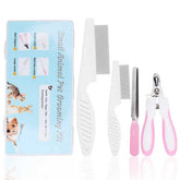 HAEZU Guinea Pig Brush Kit packaging shows an all-in-one grooming solution for small pets.