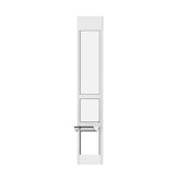 Hakuna Pets black glass patio pet door front view shows easy access at sliding doors