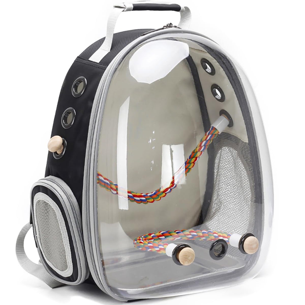 halinfer Bird Traval Carrier Cage clear space capsule for travel visibility