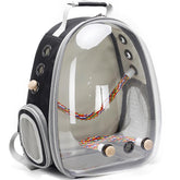 halinfer Bird Traval Carrier Cage clear space capsule for travel visibility