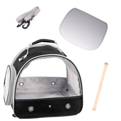 halinfer bird travel carrier includes soft mat for comfort