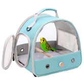 halinfer small-bird-travel-cage side-window view supports scenic travel for your bird